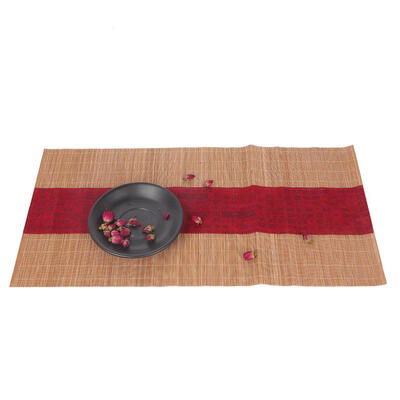 

Greensen Vintage Table Runner Home Decor Table Cloth Bamboo Tea Mat Table Decoration Table Cloth Table Decoration