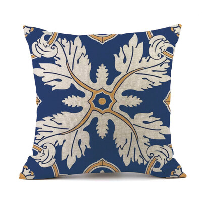 

〖Follure〗Geometric Patterns Cushion Cover Square Pillow Case Home Decor