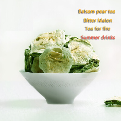 

Fruit tea balsam pear tea health preservation Camellia herb tea balsam pear slices balsam pear slices&hot tea 250g