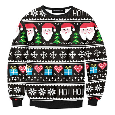 

Yeleo Trosetry Womens Ugly Santa Unicorn Snowflake Snowman Christmas Sweater Pullover Tops