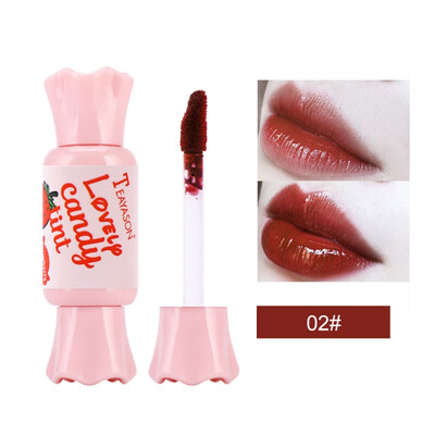 

6 Color Candy Taste Fruity Liquid Sexy Red Lip Tint Waterproof Moisturizer Lip Gloss Matte Long Lasting Lipstick Makeup