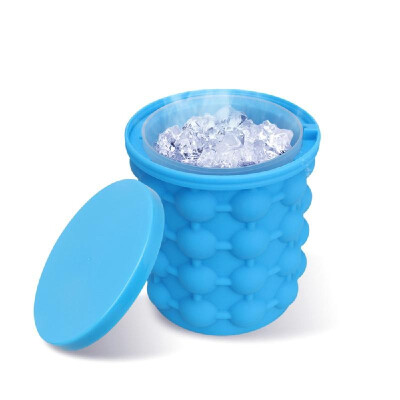 

Silica Gel Ice Maker Drinks Iced Bucket Ice Cubes Storage Buckets Kitchen Tools