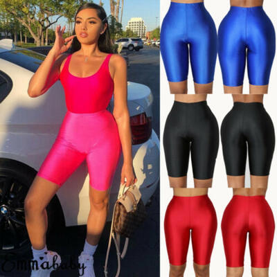 

Women Compression Sport Yoga Shorts Pocket Tights Quick Dry Fitness Gym Pants