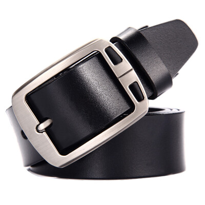 

Explosion models mens pin buckle two layers of leather leather belt wild business wide belt belt mens section