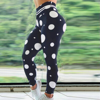 

Tailored Womens Fashion Dot Pront Leggings Fitness Sports Running Yoga Athletic Pants