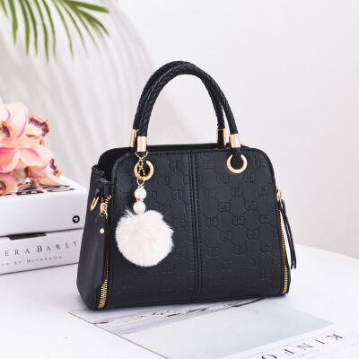 

Ladies bag 2019 new fashion single shoulder Messenger bag PU leather wild small bag handbag female bag simple Korean version