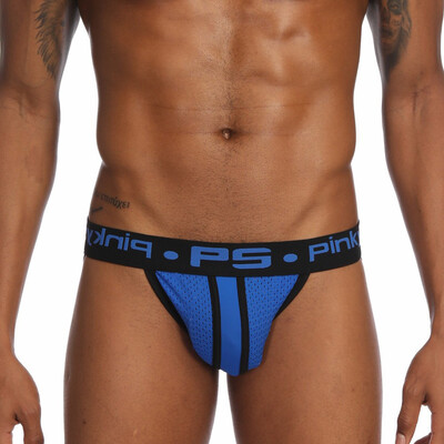 

Tailored Mens Sexy Letter Print Short Breathable Net Underpants Pants T-back Underwear