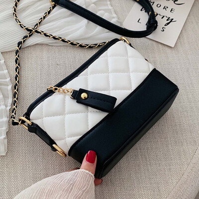 

The new woman 2019 new Korean version of the foreign gas chain one-shoulder bag fashion 100 oblique carry rhombus bag
