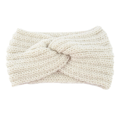 

Gobestart Womens knitted headband crochet winter warmer lady hairband Hair Band headwrap