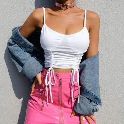

Hot Fashion Emmababy Women Summer Vest Crop Top Sleeveless Shirt Blouse Casual Tank T-Shirt