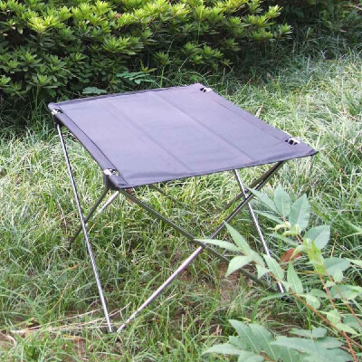 

Portable Foldable Folding Table Desk Camping Outdoor Picnic 7075 Aluminium Alloy Ultra-light Grey