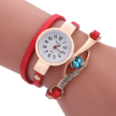 

Explosion models fashion belt quartz watch peacock eye winding bracelet watch female models