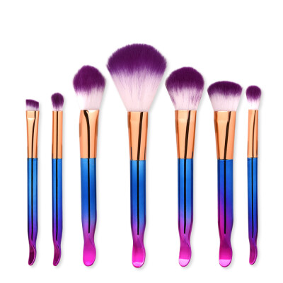 

Toponeto 7PCS Make Up Foundation Eyebrow Eyeliner Blush Cosmetic Concealer Brushes