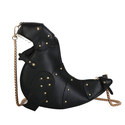 

2019 Fashion Creative Funny Three-Dimensional Dinosaur Diagonal Cross Bag Cartoon Animal Small Bag Handbag