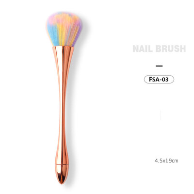 

Gobestart Nail Dust Remove Art Brush Polish Pen Kit Brush For Salon Manicure DIY 1PCS