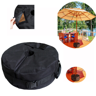 

〖Follure〗18 Inches Round Weight Sand Bag for Outdoor Umbrella Base Stand Patio Garden