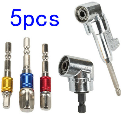 

Right Angle Drill 1pc105 Degree Screwdriver Bit Holder 1pc Socket Adapters 3pc