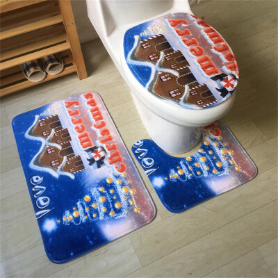 

Tailored 3pcs Non-Slip Suction Grip Bath Mat Bathroom Kitchen Carpet Doormats Decor