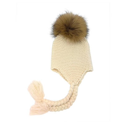 

Fashion Kids Girls Winter Warm Hat Children Pompom Knitted Beanie Cap Gift