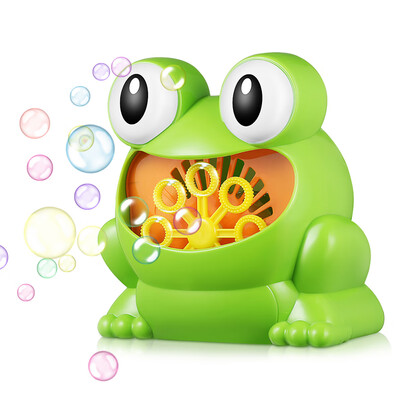 

011 Frog-shape Full Automatic Bubble Machine Children Toy for Boys&Girls