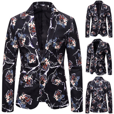 

Toponeto Mens Winter Fashion Business Casual Wedding Long Sleeve Button Tops Jacket Coat