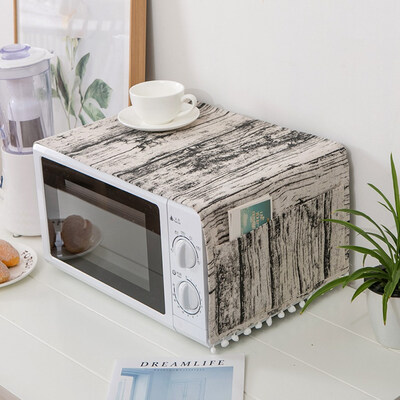 

Microwave Cover Microwave Oven Hood Oil Dust Cover With Storage Bag Kitchen Accessories Supplies Home Decoration