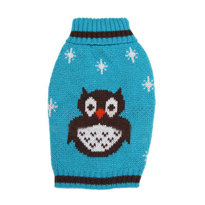 

Owl Design Chicdog Crochet Dog Sweater Knit Sweater Pet Dog Puppy Small Dogs Winter Clothes