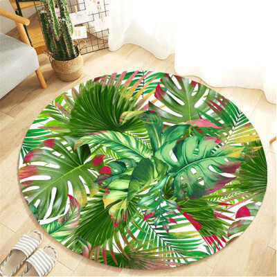 

〖Follure〗Botany Elements Blanket Round Bathroom carpet 55cm