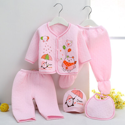 

Infants Newborn Baby Cotton Thermal Underwear Set Kids Clothes 0-3 Months
