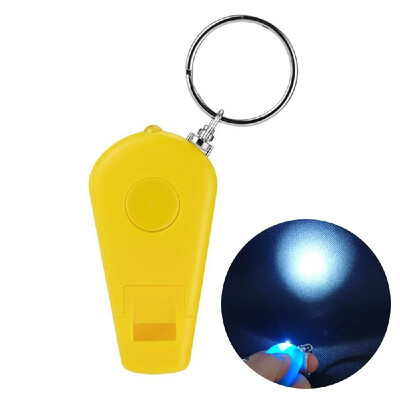 

Mini Portable 3-in-1 LED Light Whistle Keychain Flashlight Whistle Light