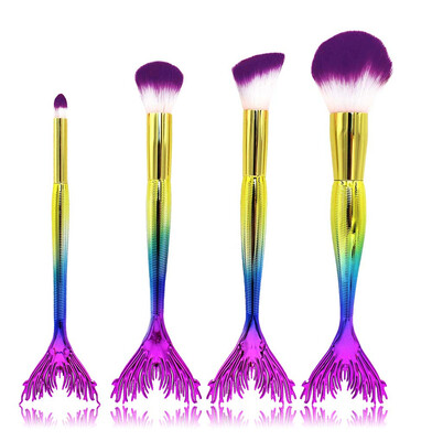 

〖Follure〗4PCS Make Up Foundation Eyebrow Eyeliner Blush Cosmetic Concealer Brushes