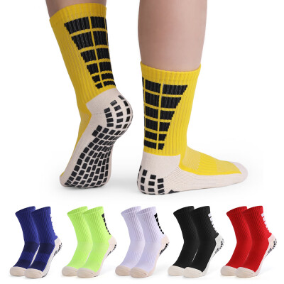 

Mens Anti Slip Football Socks Sports Soccer High Tube Socks