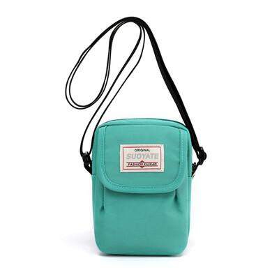 

Leisure mobile phone bag summer&autumn mini messenger bag Joker canvas mobile phone coin purse nylon shoulder bag
