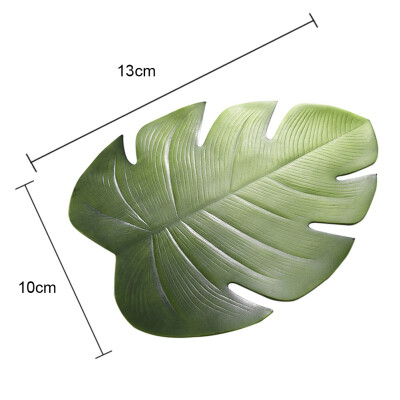 

Kitchen Placemat Leaves Pvc Dining Table Mat Disc Pads Bowl Pad Coasters Waterproof Table Decor Pad Slip-resistant Placemat Tool