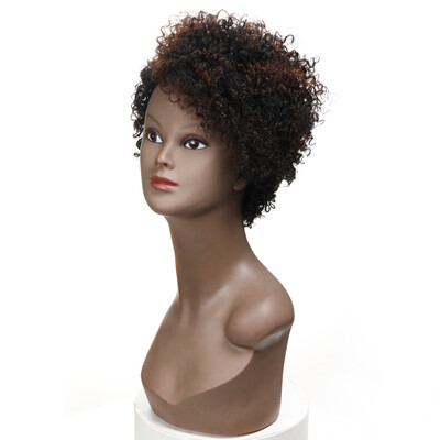 

Noble Kinky Curly Human Hair Wig Brazilian Human Hair Wigs For Black Women Curly Short Bob Wig Pixie cut wig Free Shipping