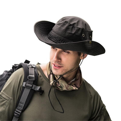 

Bucket Hat Boonie Hunting Fishing Outdoor Cap Wide Brim Military Unisex Sun Hats