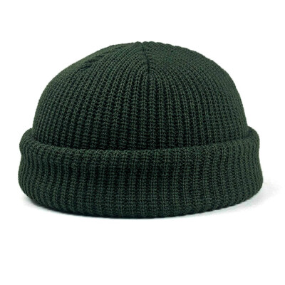 

Korean Fashion Men39S Knitted Hats & Caps Wool Beanie Hat Outdoor Winter Warm Brimless Street Cap