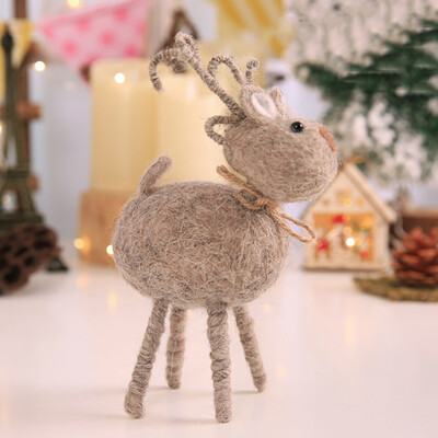 

Tailored Christmas Toys Sled Snowman Elk Shape Portable Cartoon Deer Pattern Snowman