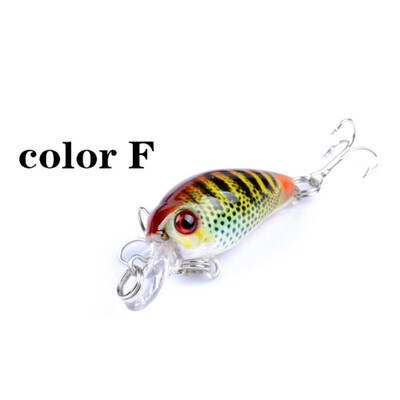 

1Pcs 4g 45cm Hard Fishing Lure 10 Hook Crank Bait Diving Depth 01-03m Lake River Fishing Wobblers Carp Fishing Baits