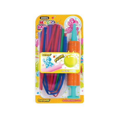 

FUNNYBUNNY Magic Balloons Kits Animal Balloons Assorted Color Thickening Latex Modeling Twisting Balloons Shape Clowns Party Decor