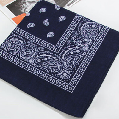 

Unisex Vintage Handkerchief Sports Print Headscarf Lace Women Men Head Wrap Neck Scarf Wristband 14 Colors