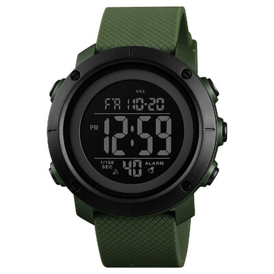 

SKMEI 1426 Digital Movement Men Watch 5ATM Waterproof EL Backlight Outdoor Sports Wrist Watch Week Month 1224-Hours Alarm Countdo
