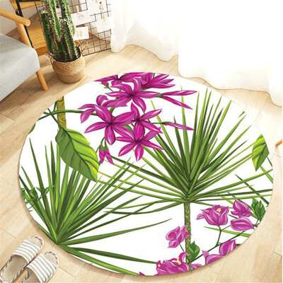 

Gobestart Botany Elements Blanket Round Bathroom carpet 55cm
