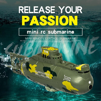 

Create Toys 3311M Mini RC Submarine Boat RC Toy Remote Control Waterproof Diving Birthday Gift for Kids Boys