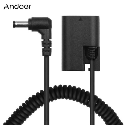 

Andoer BMW-BLF19 Dummy Battery Pack DC Coupler Connector Spring Cable Battery Replacement for Panasonic DMC-GH3 DMC-GH4 DMC-GH5 DM