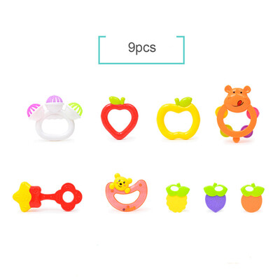 

Tailored Baby Rattles Newborn Healthy Shaking Toy Infant Early Learning Handbell Set