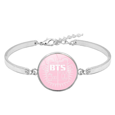 

Kpop BTS Bangtan Boys Alloy Wristband Bracelet Hot Gift for ARMY