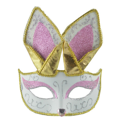 

Tailored Venetian Masquerade Mask Womens Sexy Black Glitter Fancy Cat Lace Eye Mask