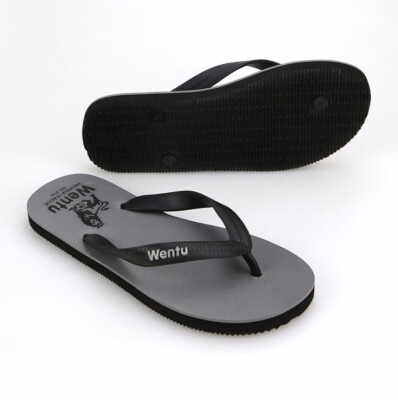 

Beach summer mens fashion non-slip outdoor casual rubber slippers flip-flops two-color bottom 210