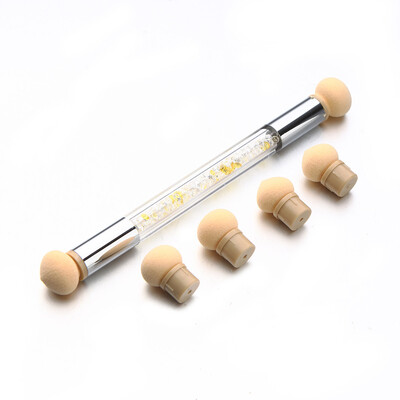 

〖Follure〗Set Glitter Powder Picking Dotting Gradient Pen Brush 6Sponge Nail Art Tools